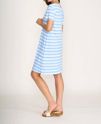 Foil - Horizontal Stripe Tee Shirt Dress