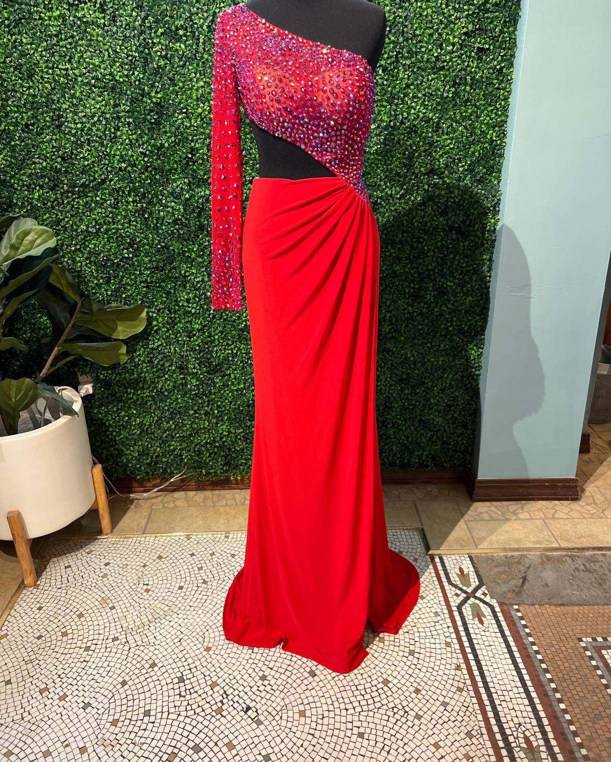Sherri Hill - Women's One Shoulder Prom Dress