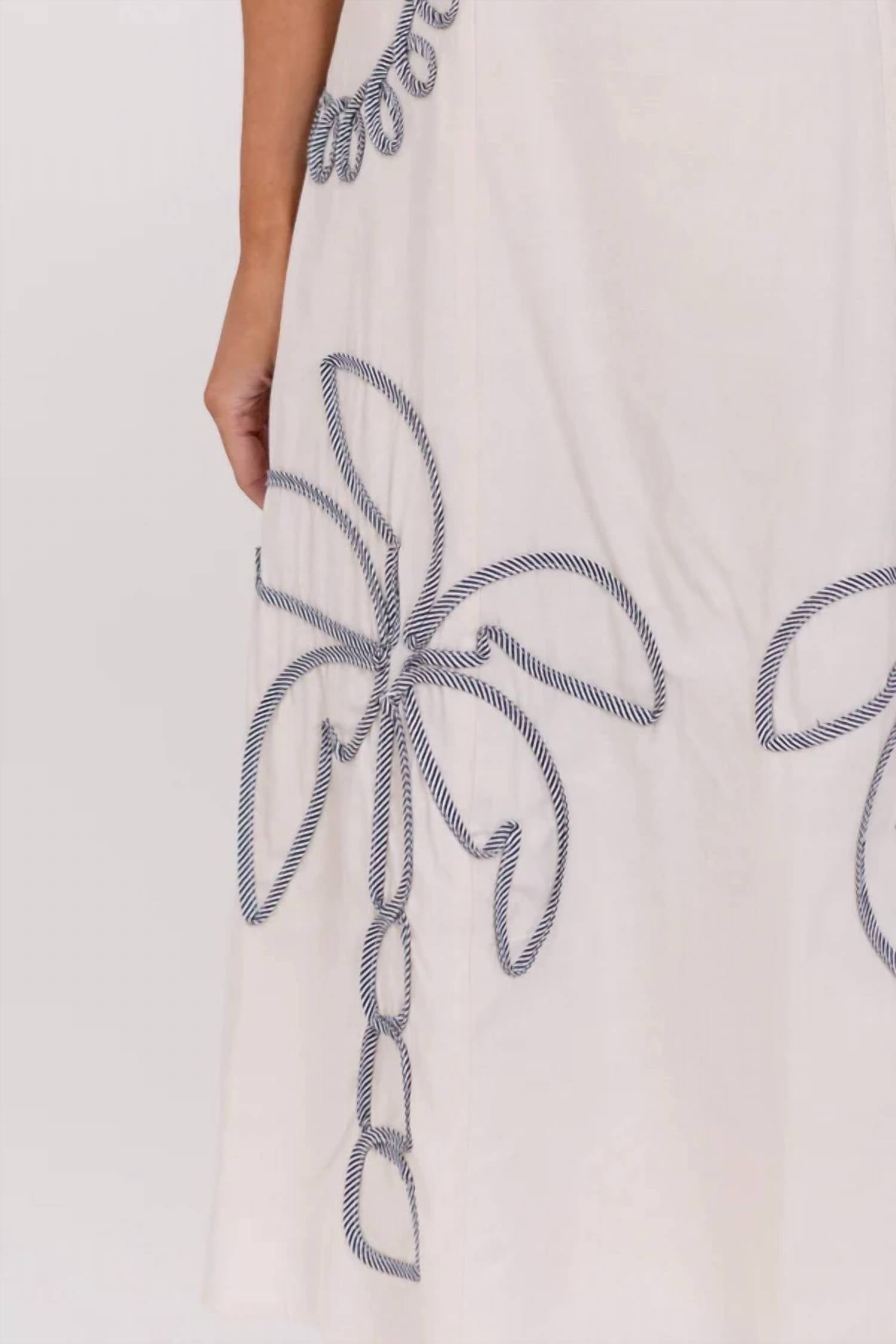 Peach Love - Palm Tree Midi Dress