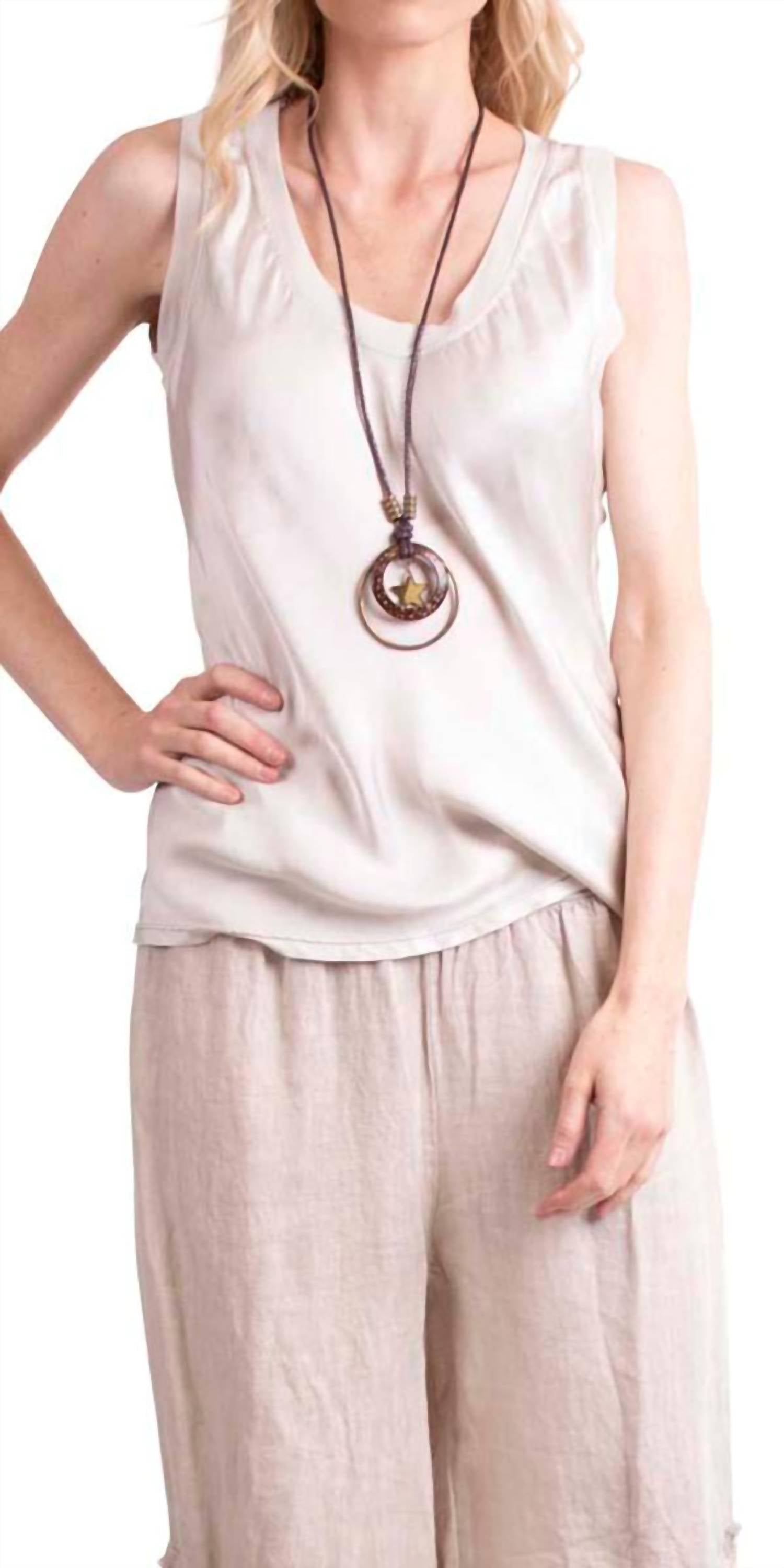 Gigi Moda - Nola Scoop Neck Tank Top