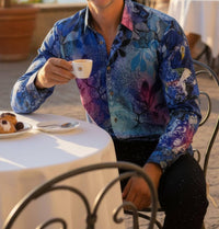 Barabas - Roma Peacock Long Sleeve Shirt