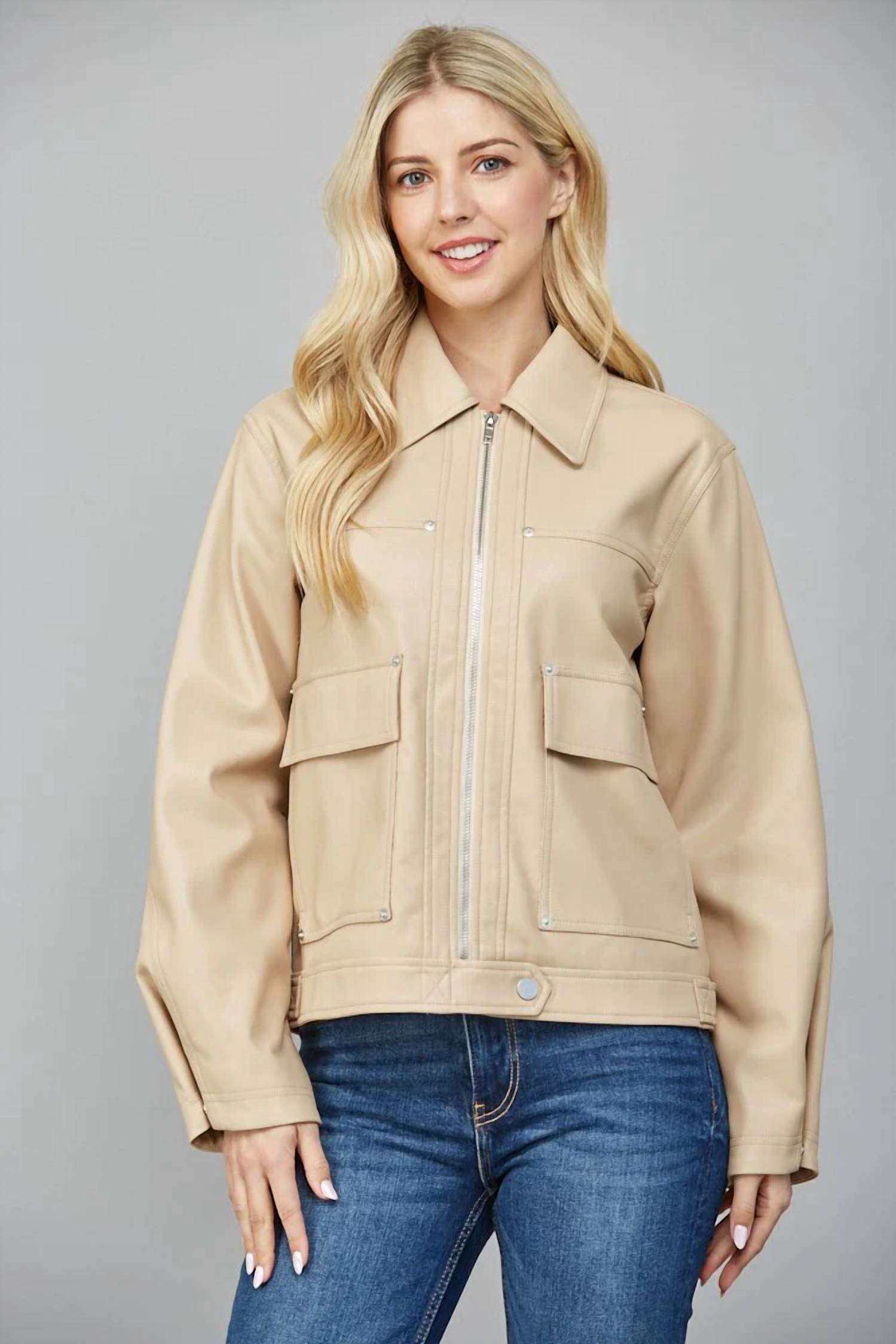 Fate - Thommi Faux Leather Jacket