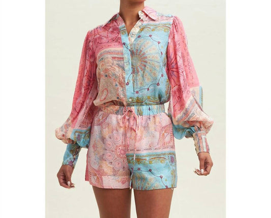 Luxxel - Luxe Patchwork Shorts Set