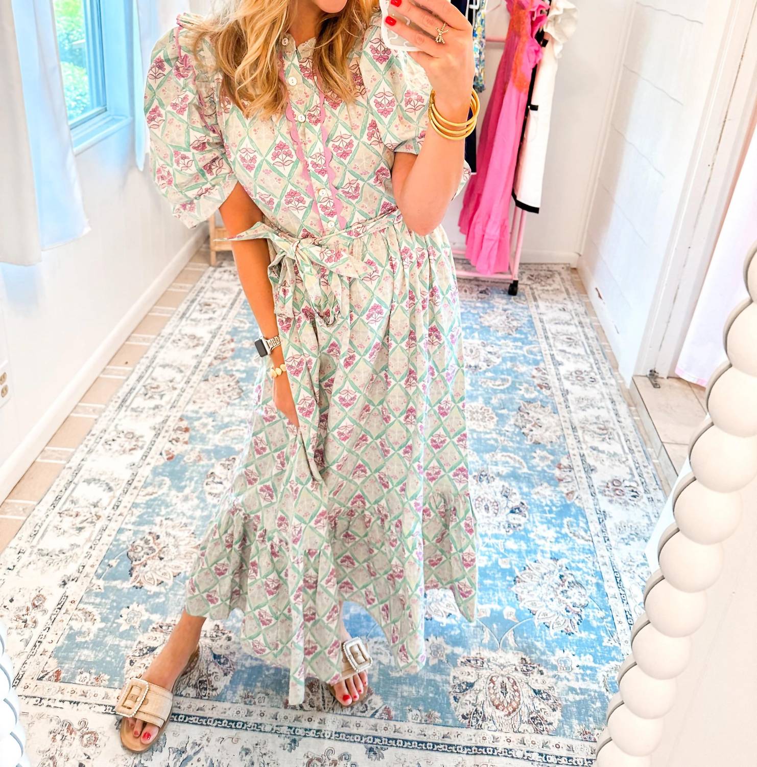 Karlie - Paris Floral Tier Maxi Dress