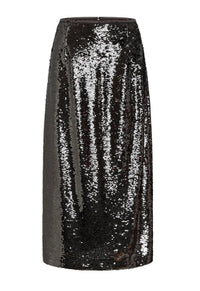 Marie Oliver Wray Midi Skirt in platinum - women's skirt