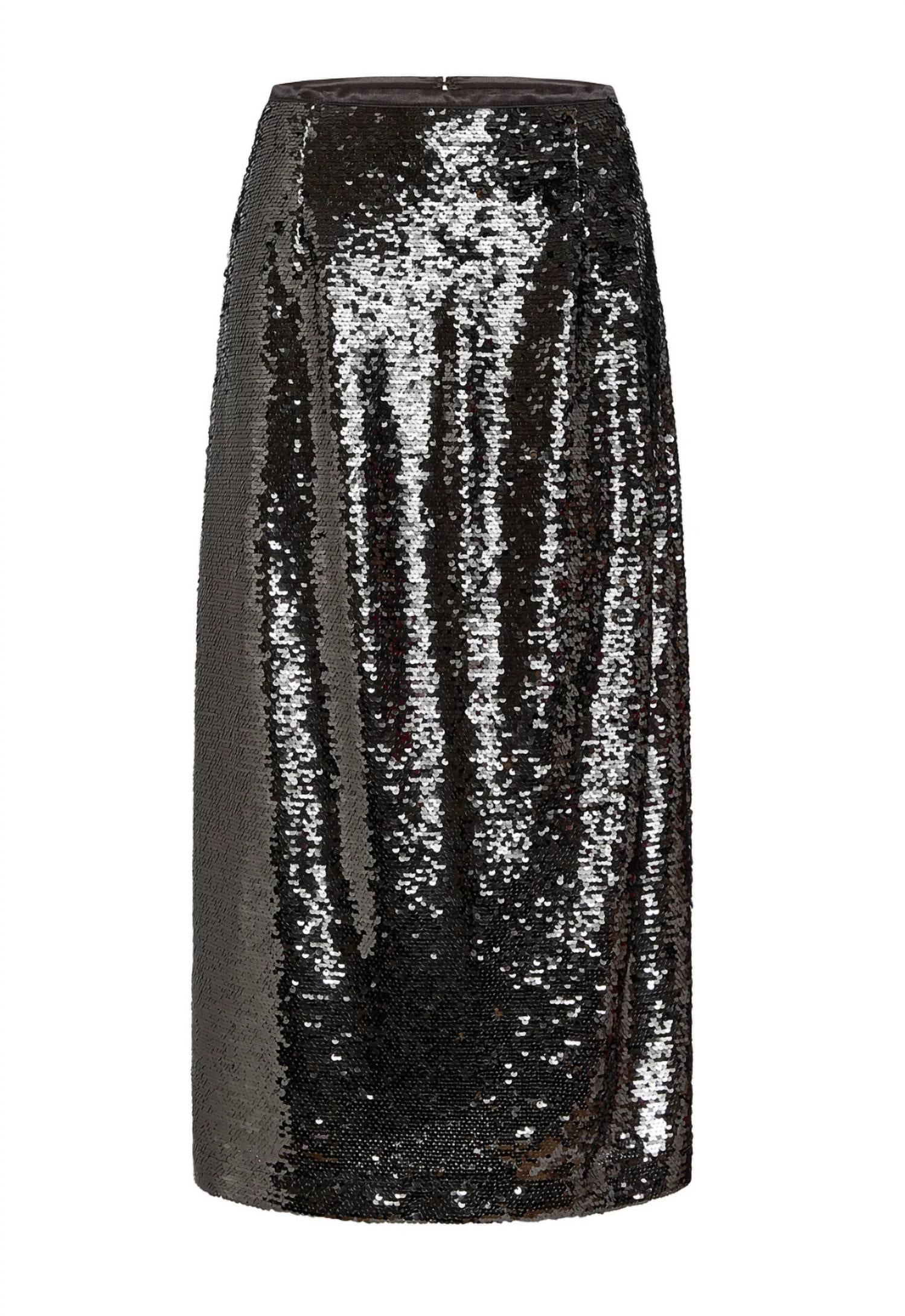Marie Oliver Wray Midi Skirt in platinum - women's skirt