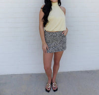 Just Usa - The Wild Side Mini Skirt