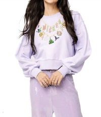 Queen Of Sparkles - Licensed Wicked Charm Necklace Sweatshirt