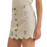 Maude Club - Women's Willow Embroidered Skirt