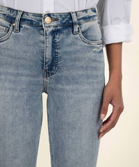 KUT FROM THE KLOTH Kelsey High Rise Fab Ab Ankle Flare Jeans in devotion - women's jeans - view 4