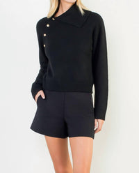 Thml - Split Neck Knit Sweater