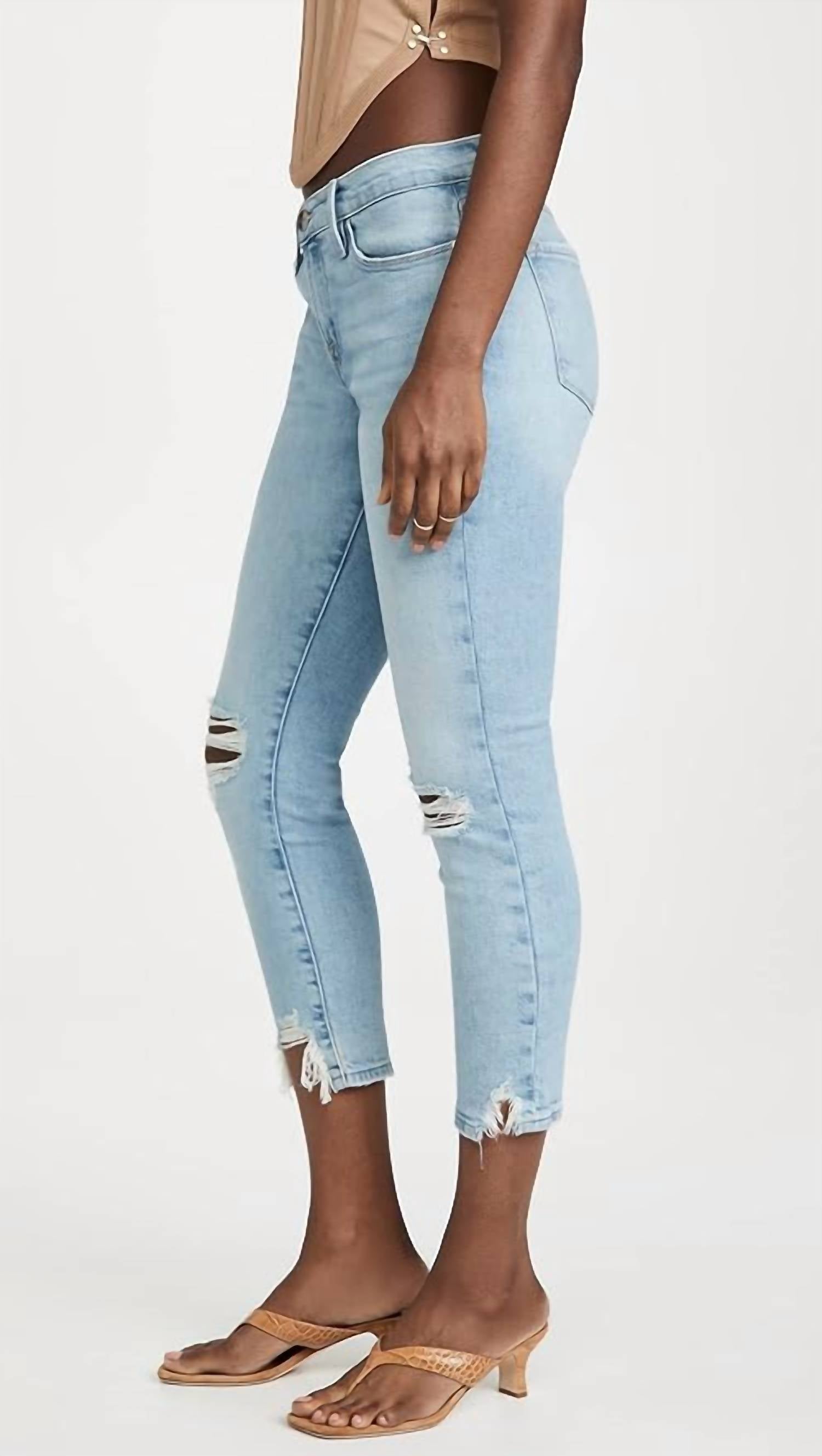 Frame - Le Garcon Crop Released Cut Jeans