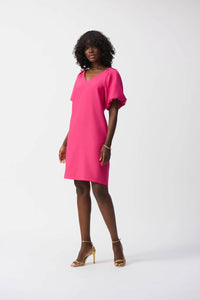 Joseph Ribkoff - Lux Twill Puff Sleeve Dress