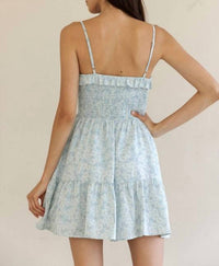 Storia - Sweetheart Neckline Ruffled Dress