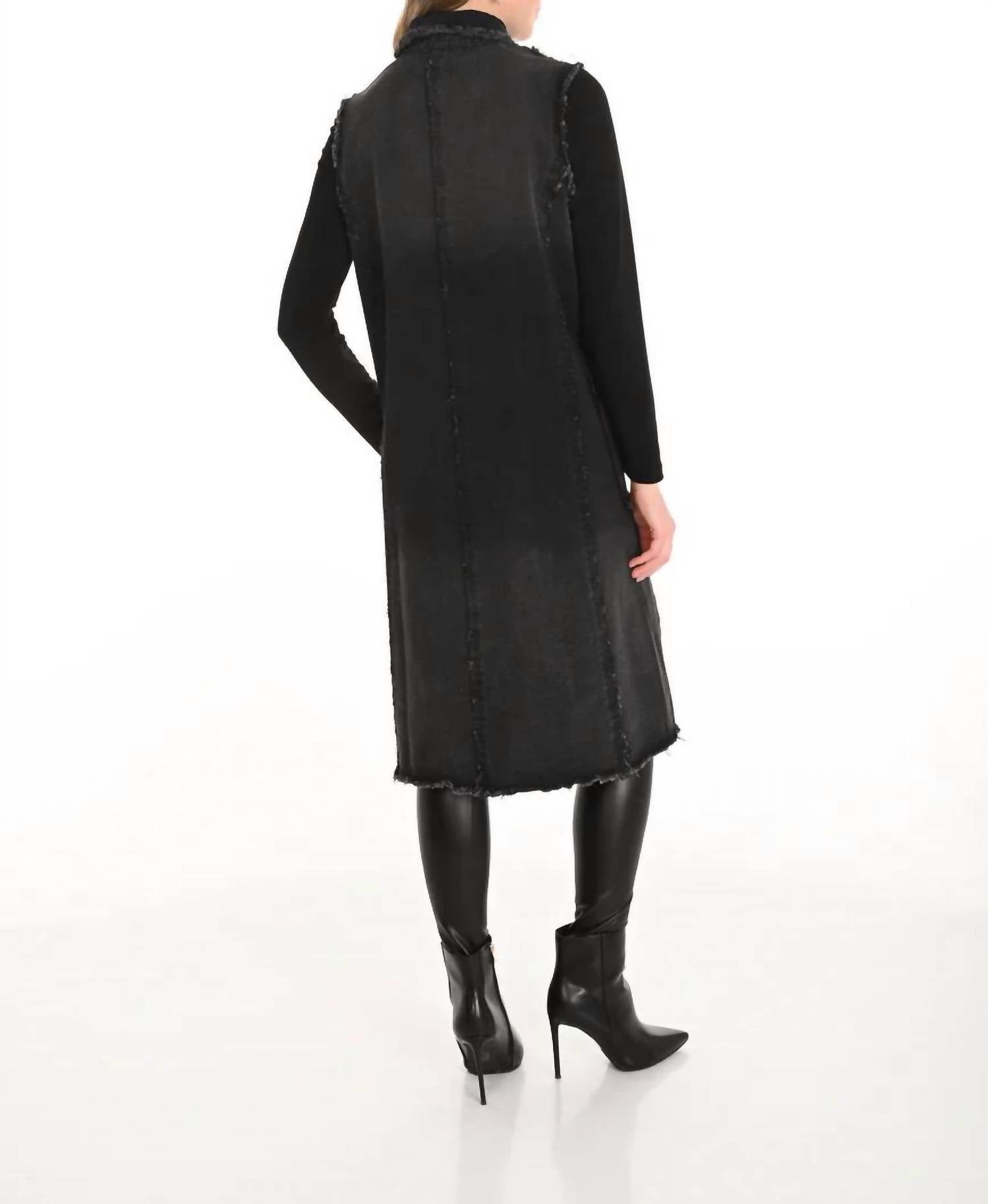 Frank Lyman - Bellara Woven Long Vest