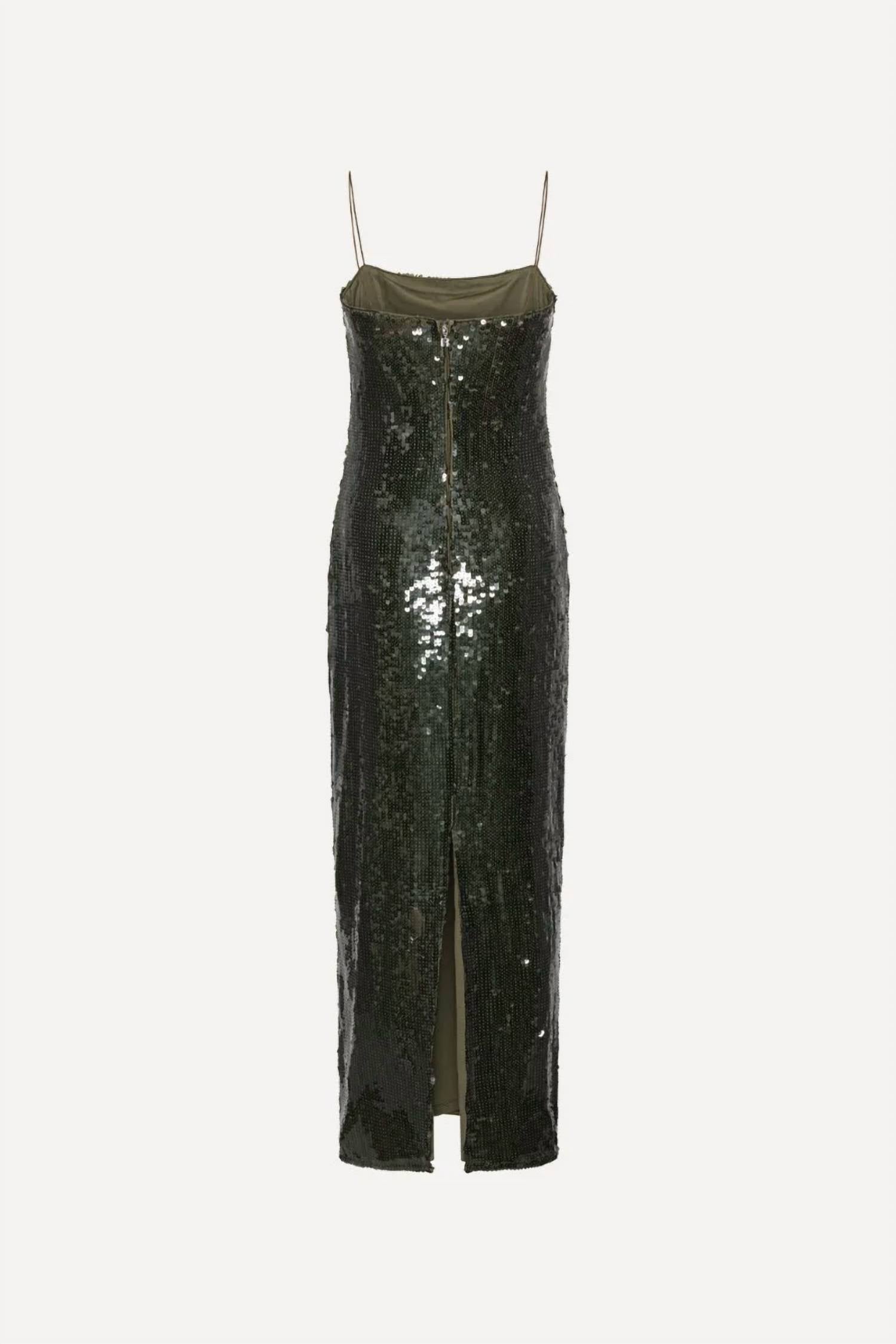 Rotate - Sequins Maxi Slip Dress