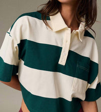 Papermoon - Rugby Stripe Polo Top