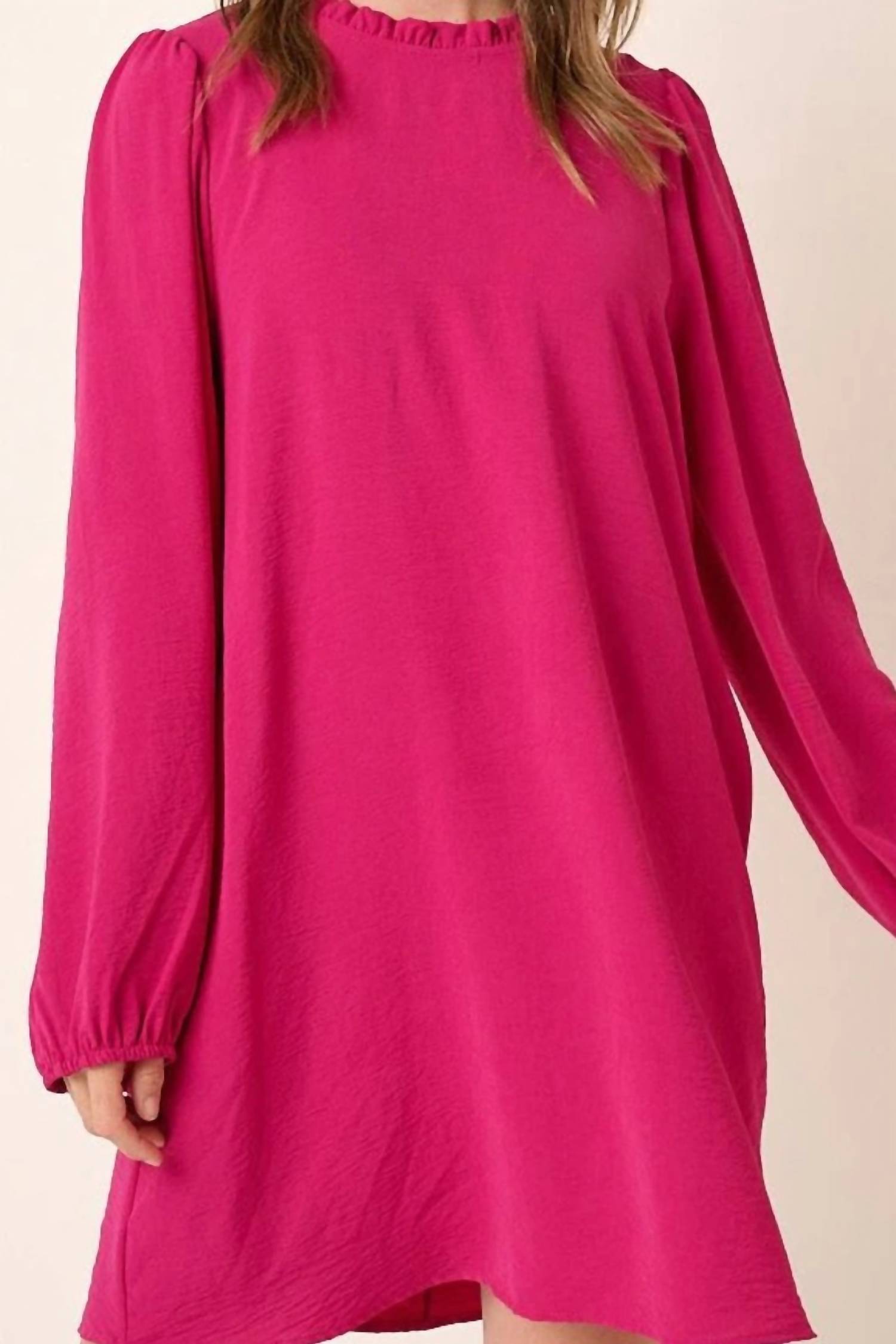Mittoshop - Charli Long Sleeve Ruffle Dress