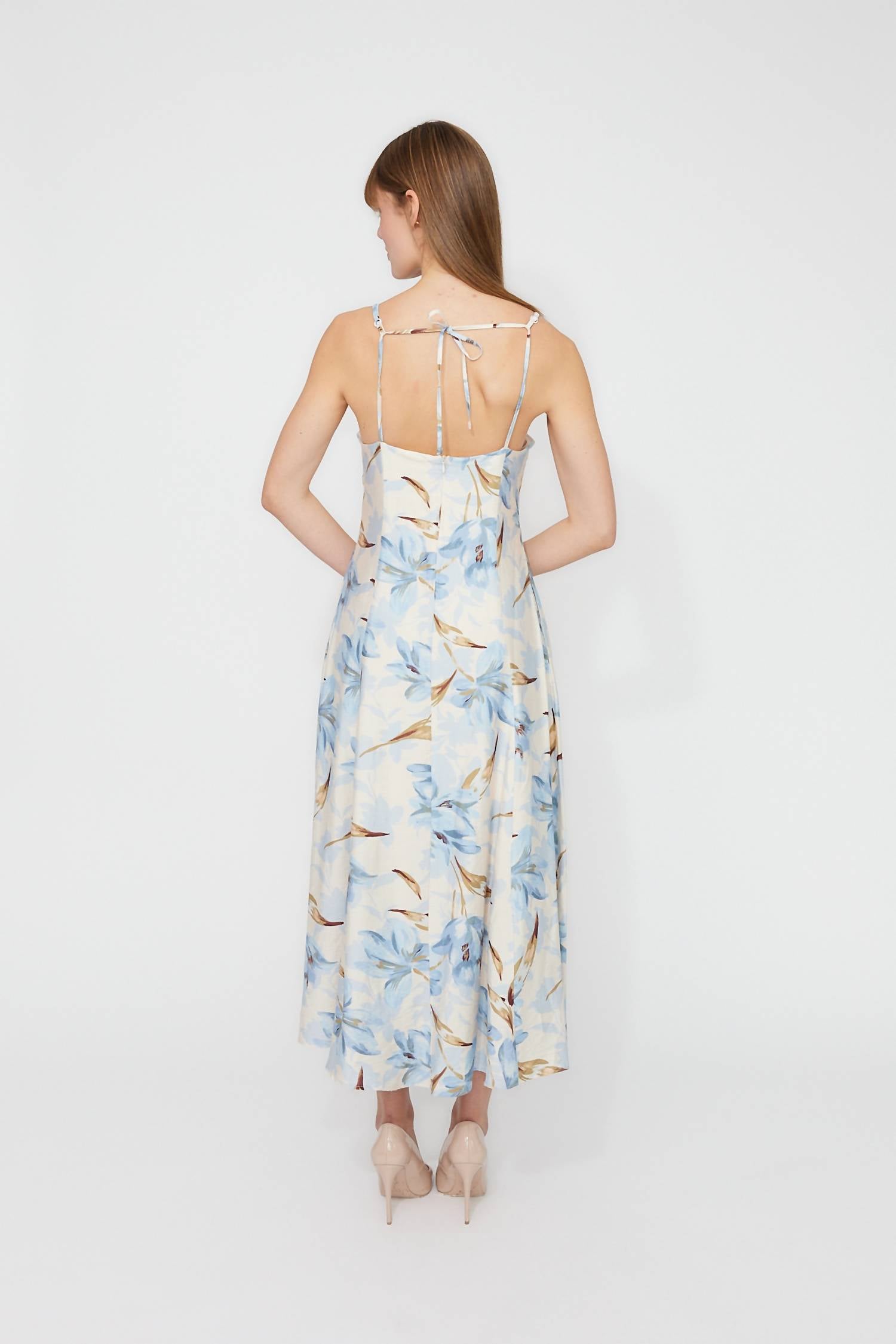Frank Lyman - Floral Maxi A-Line Dress