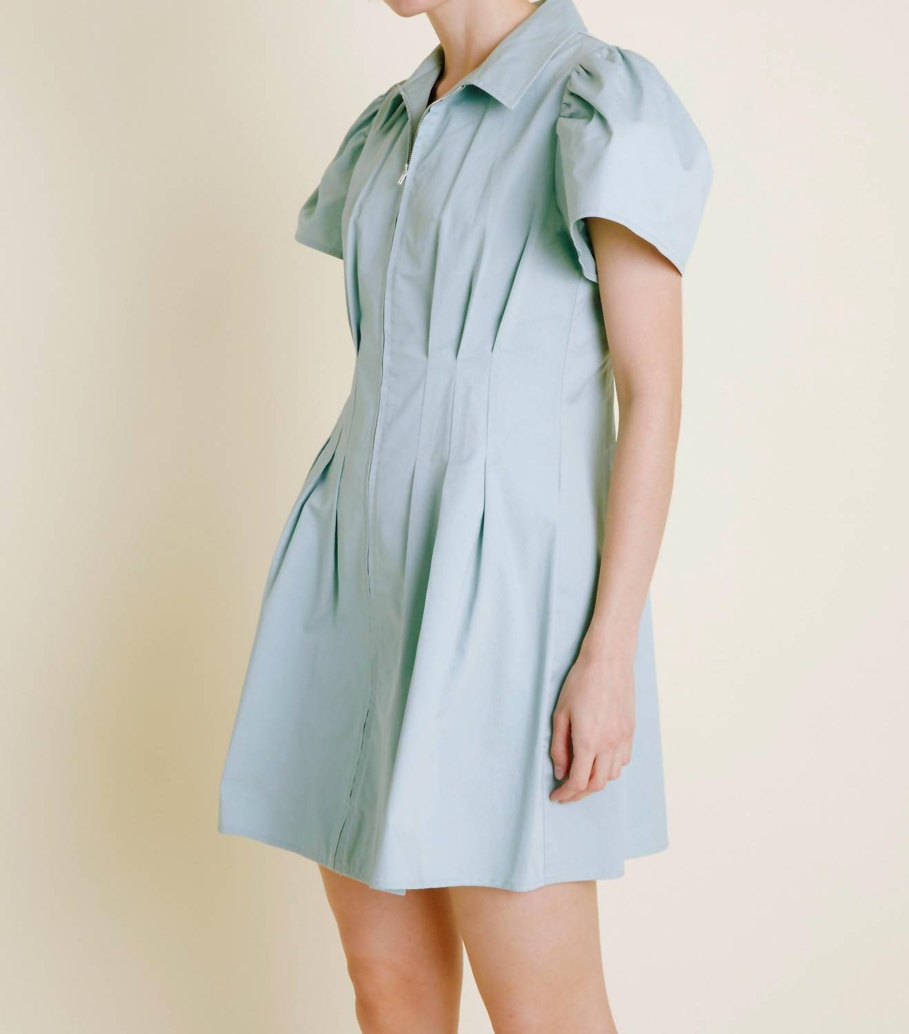 Aureum - Robin Pleated Mini Dress