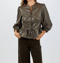 Finley - Luna Vegan Leather Top