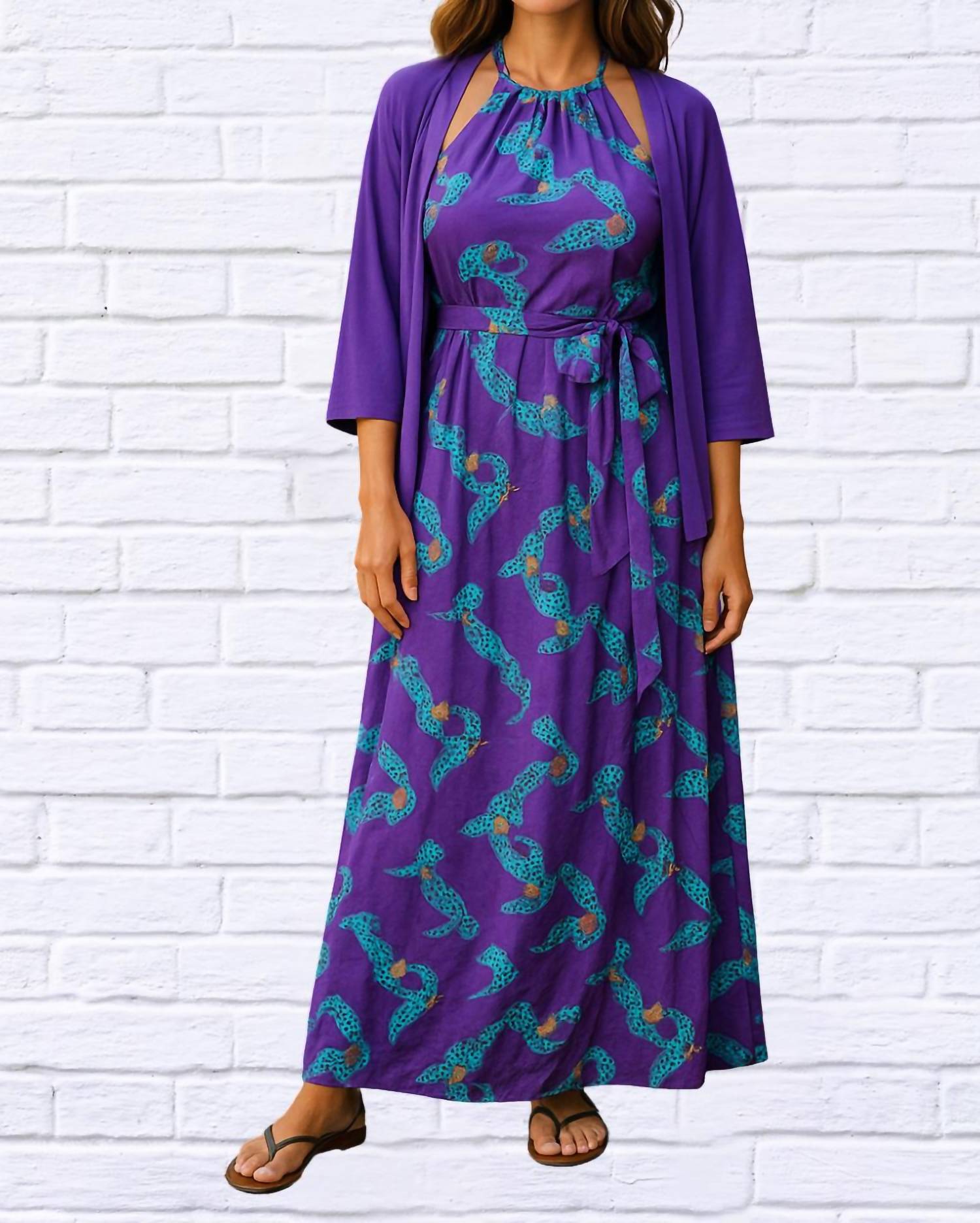 Diva Usa - Sibella Maxi Chiffon Dress