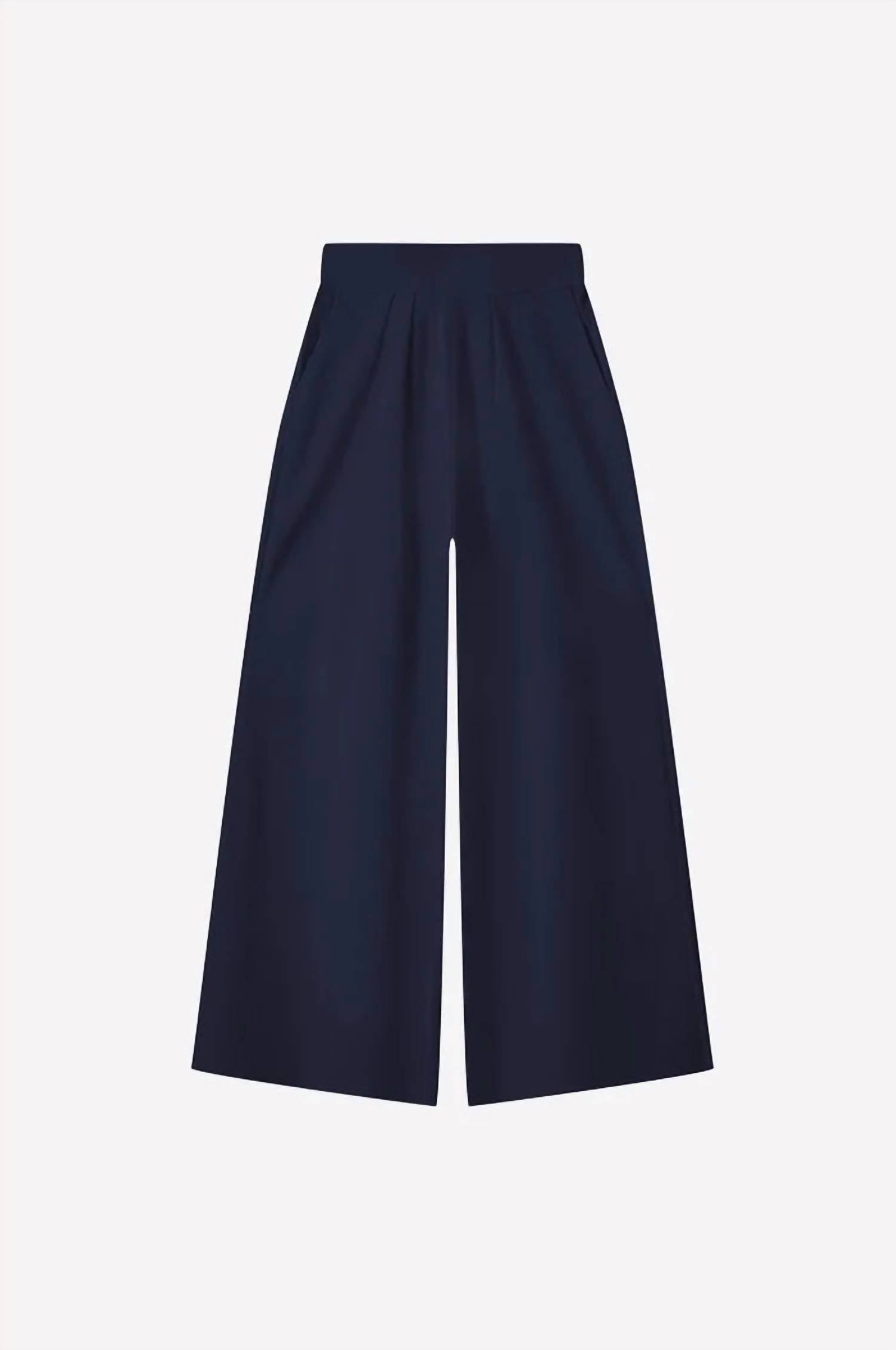 Minnie Rose - Palazzo Wide Leg Pants With Pockets