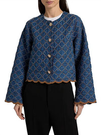 Cara Cara Marvis Jacket in quilted denim - women's jacket