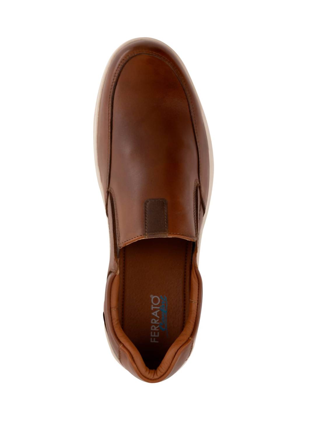 Ferrato Men's Flats Leather Shoes in brown 1 - men's sneaker - view 4