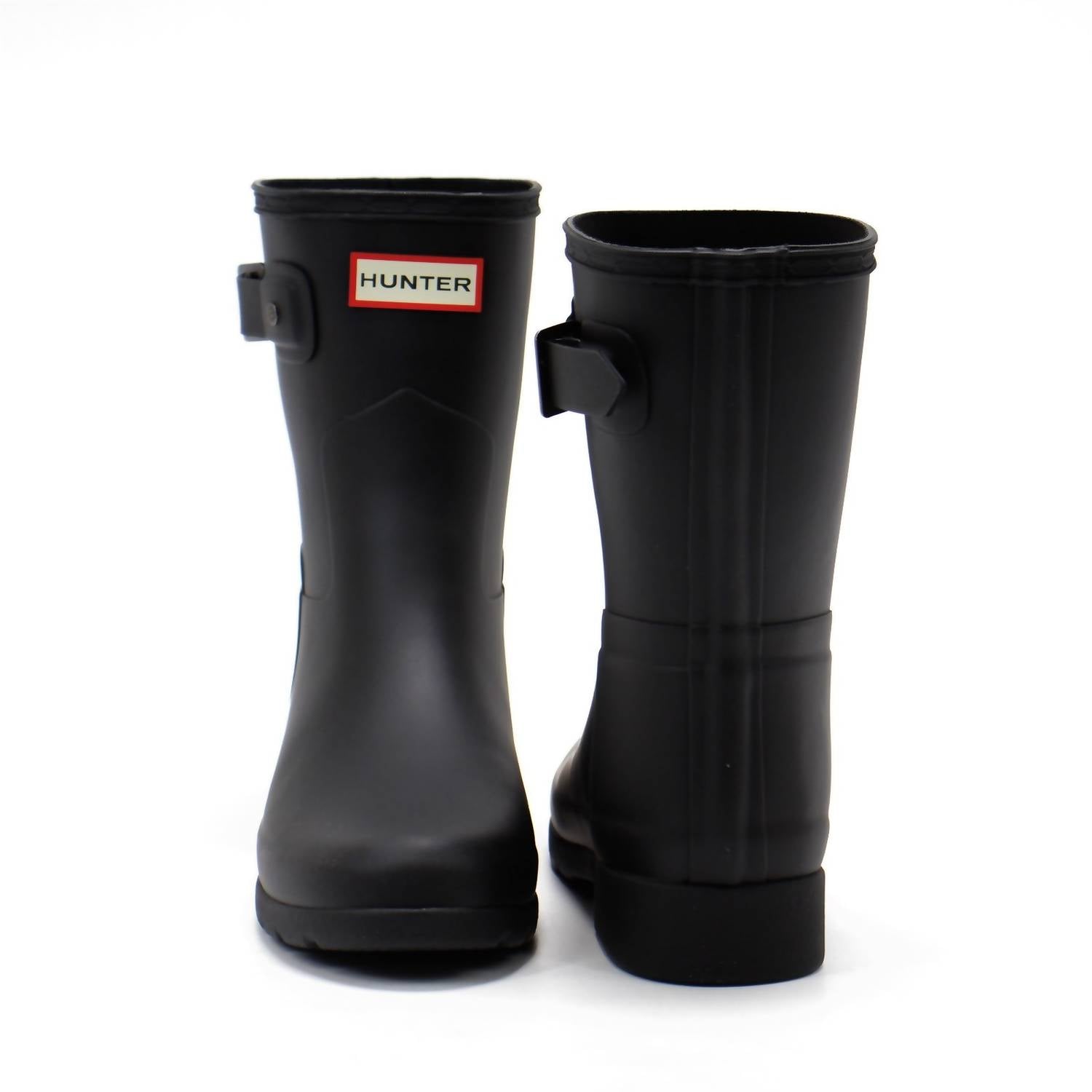 HUNTER Women's Original Refined Slim Fit Short Boots in black - women's shoe - view 6