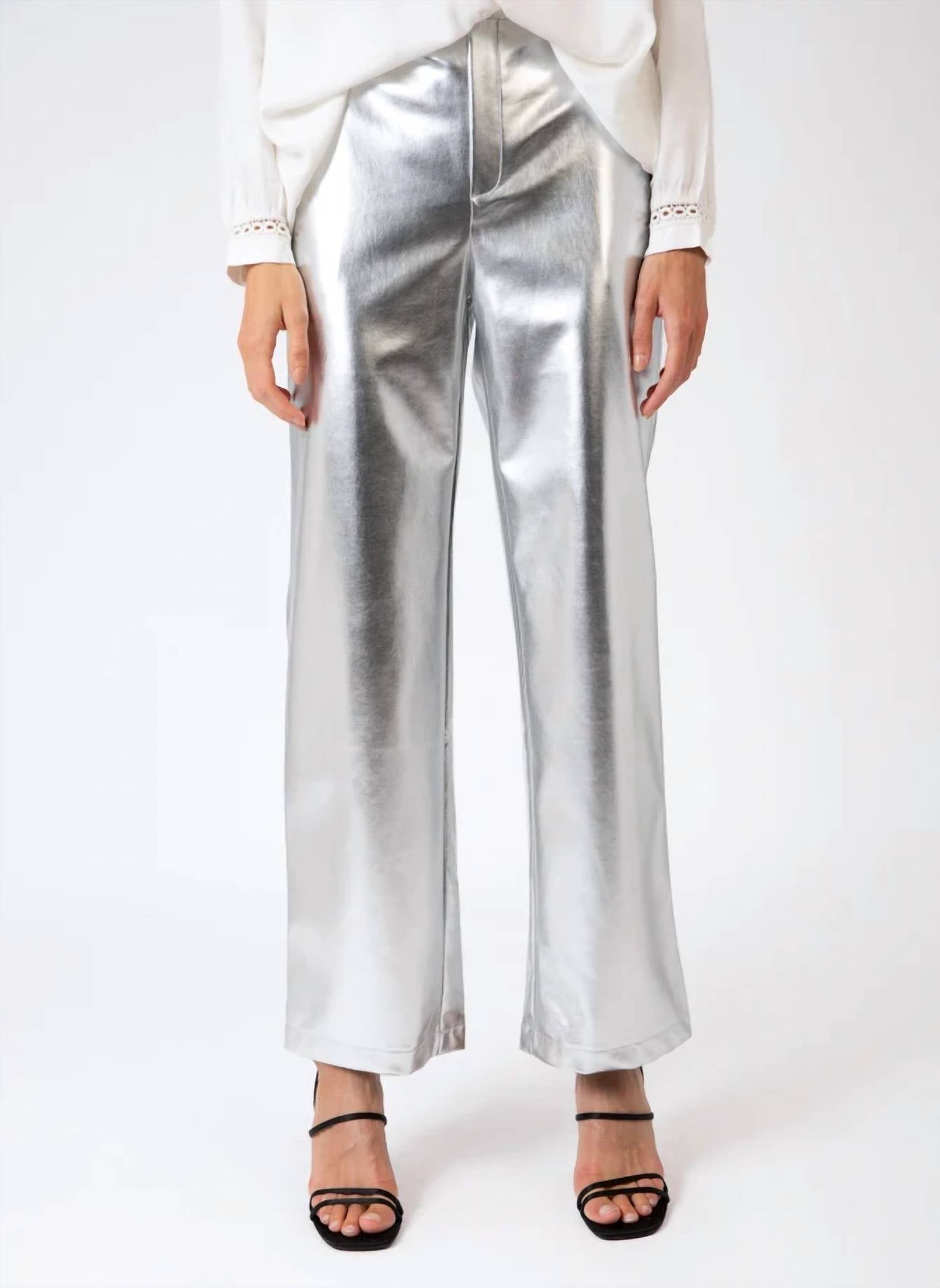 An'Ge - A Pitty Faux Leather Pants