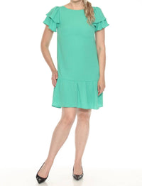 Joseph Ribkoff - Ruffled Flounce Mini Shift Dress