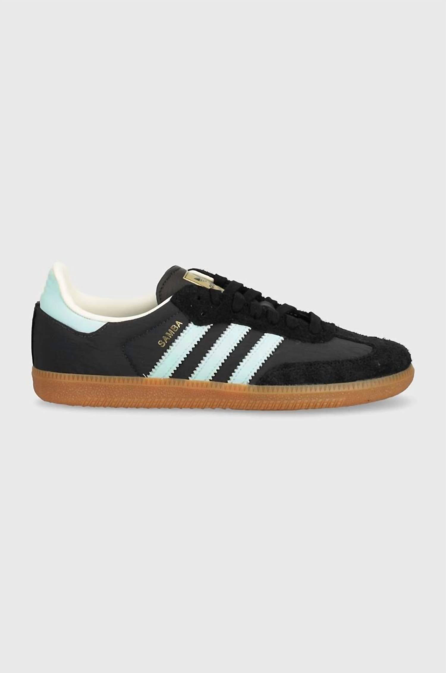 adidas Women's Samba Og Sneakers in carbon - women's sneaker - detail view