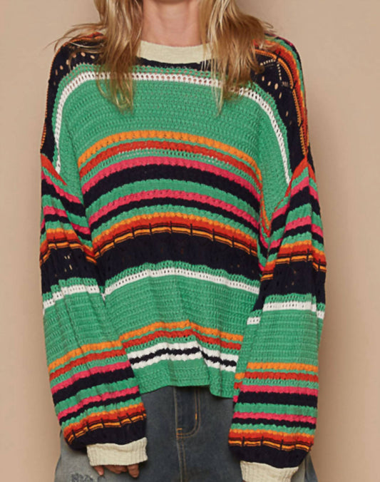 Pol - Eliza Striped Sweater