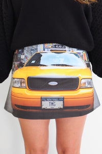 Tyler McGillivary Camilla Mini Skirt in yellow - women's skirt - view 4