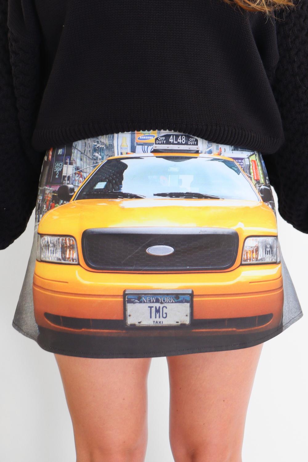 Tyler McGillivary Camilla Mini Skirt in yellow - women's skirt - view 4