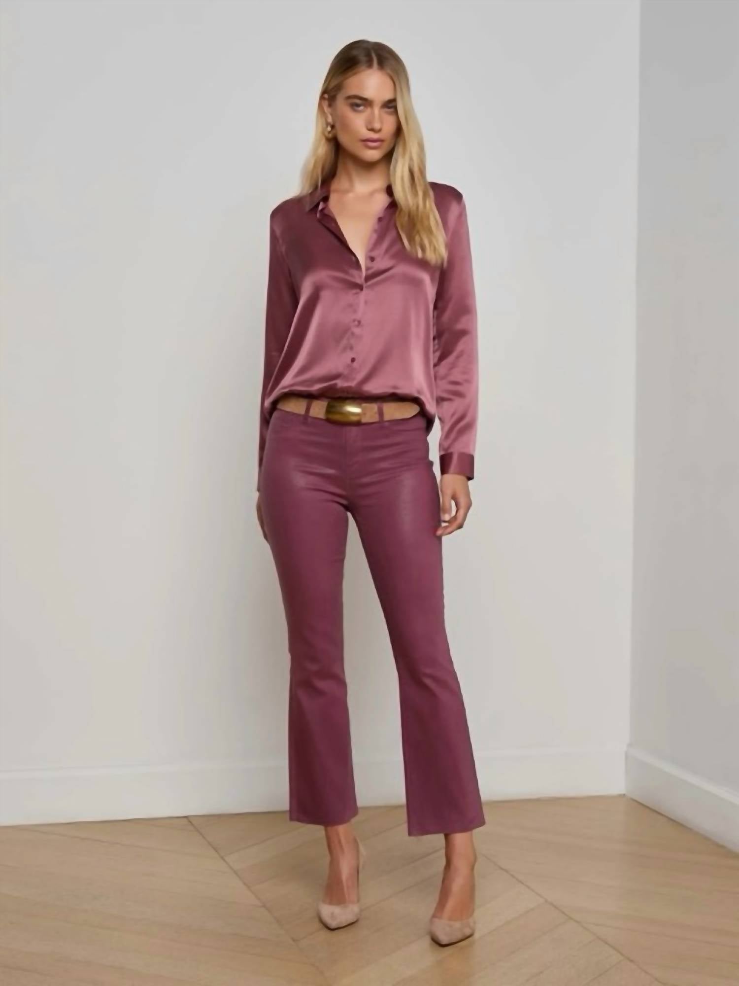L'Agence - Tyler Silk Blouse