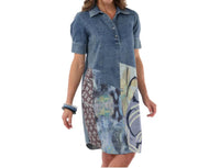 Lior - Denim Short Midi Dress