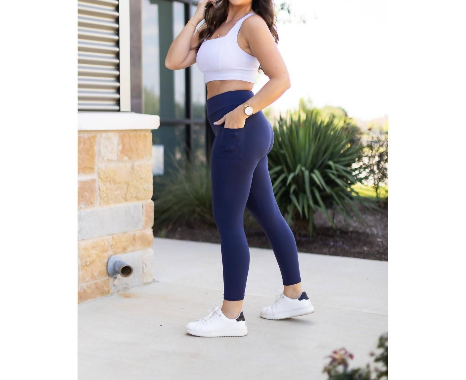 Julia Rose - Riley 7/8 Ankle Length With Pockets Leggings