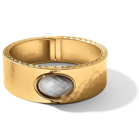 Brighton - Women's Golden Moon Hinged Bangle