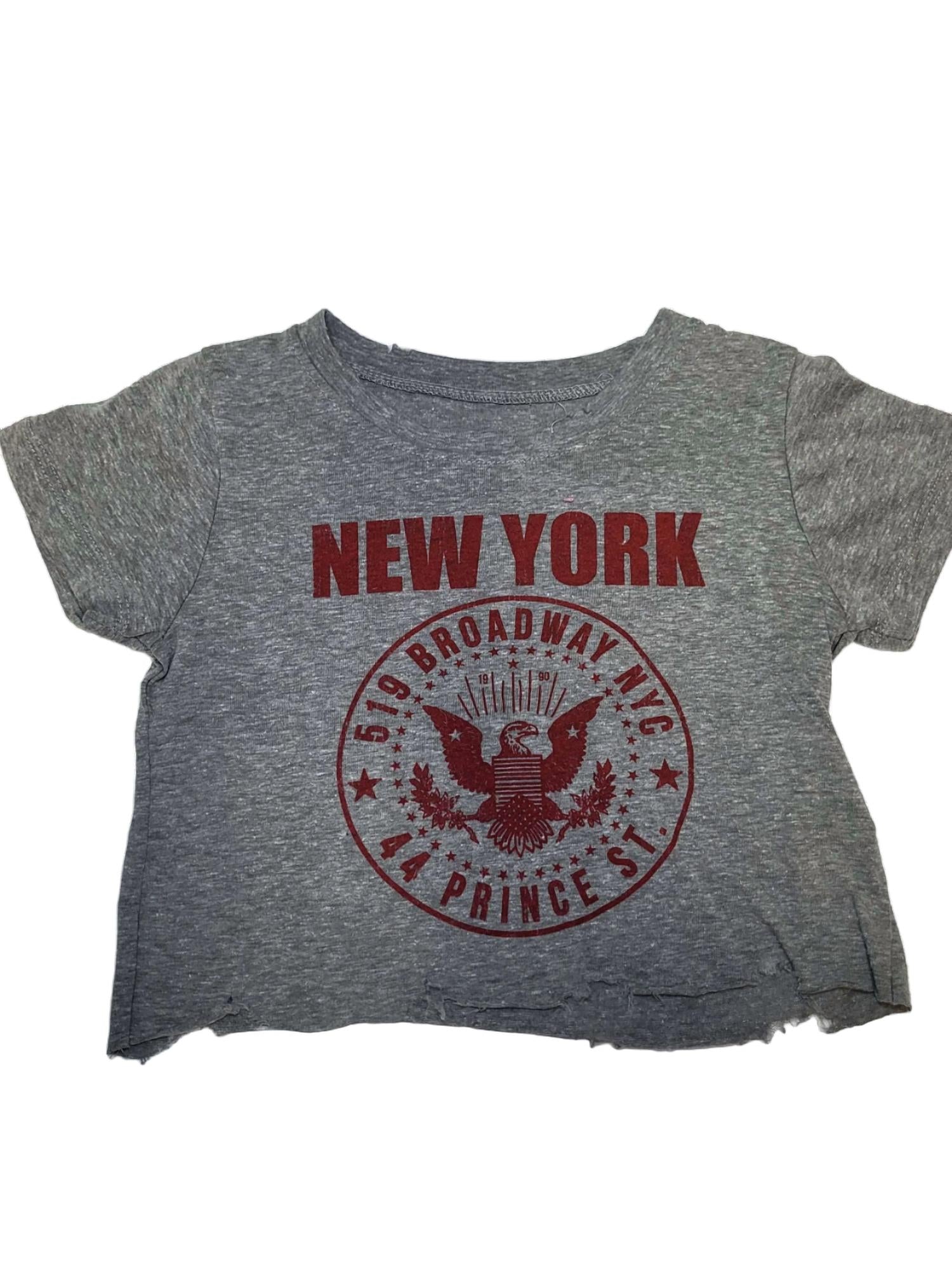 Peter Prince - Girl's New York Graphic Crop Top
