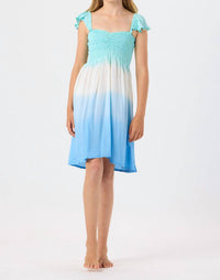 Tiare Hawaii Girls Hollie Dress in ocean ombre - kids' dress