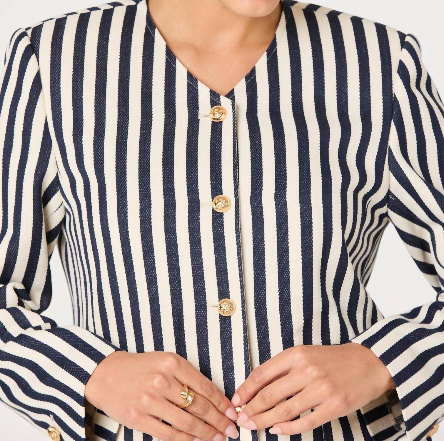 Astr - Danae Striped Blazer