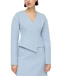 Lafayette 148 - Women's Double Breasted Asymmetric Fitted Jacket