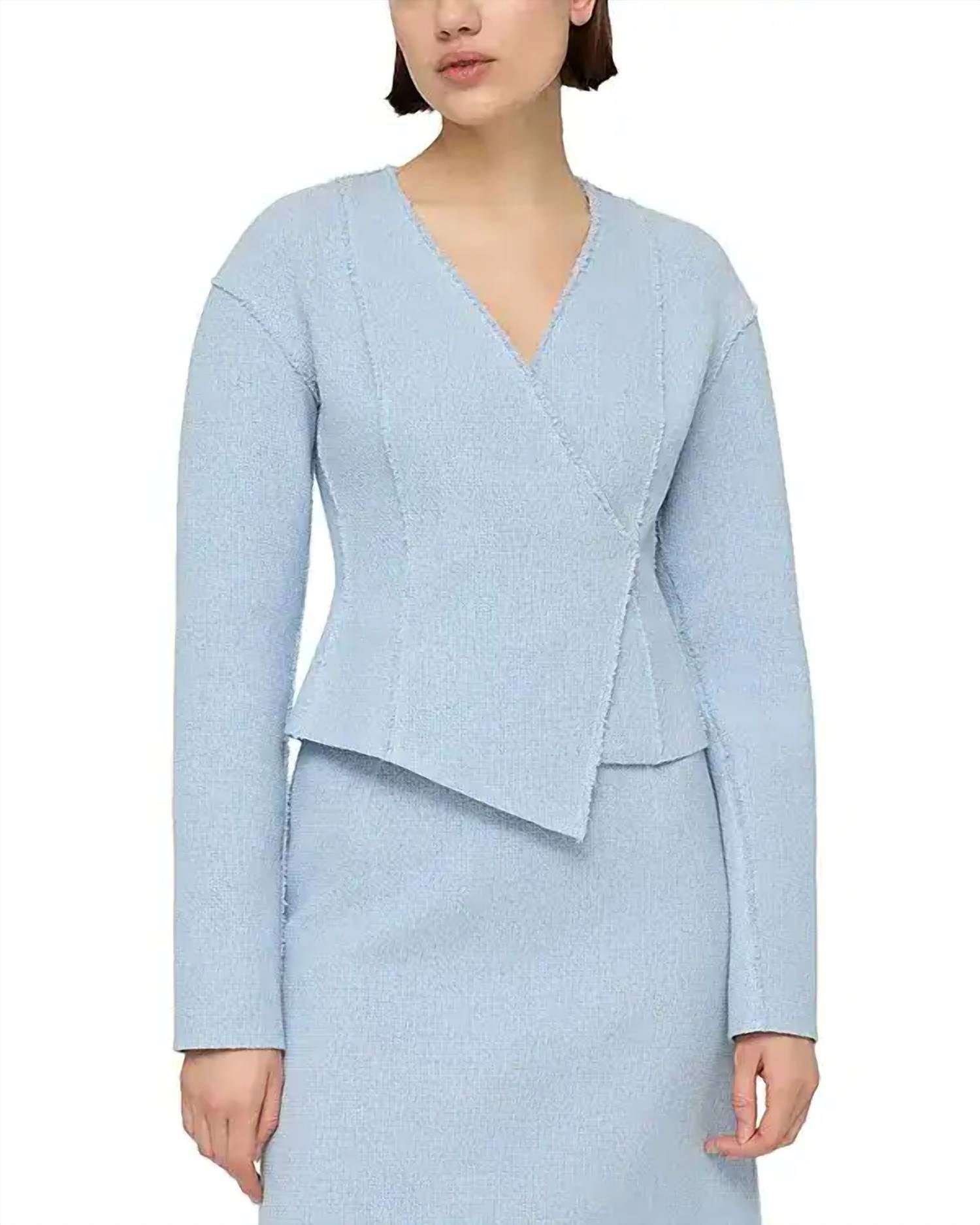 Lafayette 148 - Women's Double Breasted Asymmetric Fitted Jacket