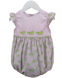 Charming Little One - Baby Crocodile Print Mary Bubble