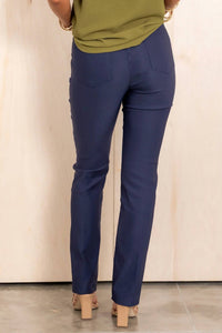 Tribal - Women's Pull On Flatten It Slim Slacks Pants