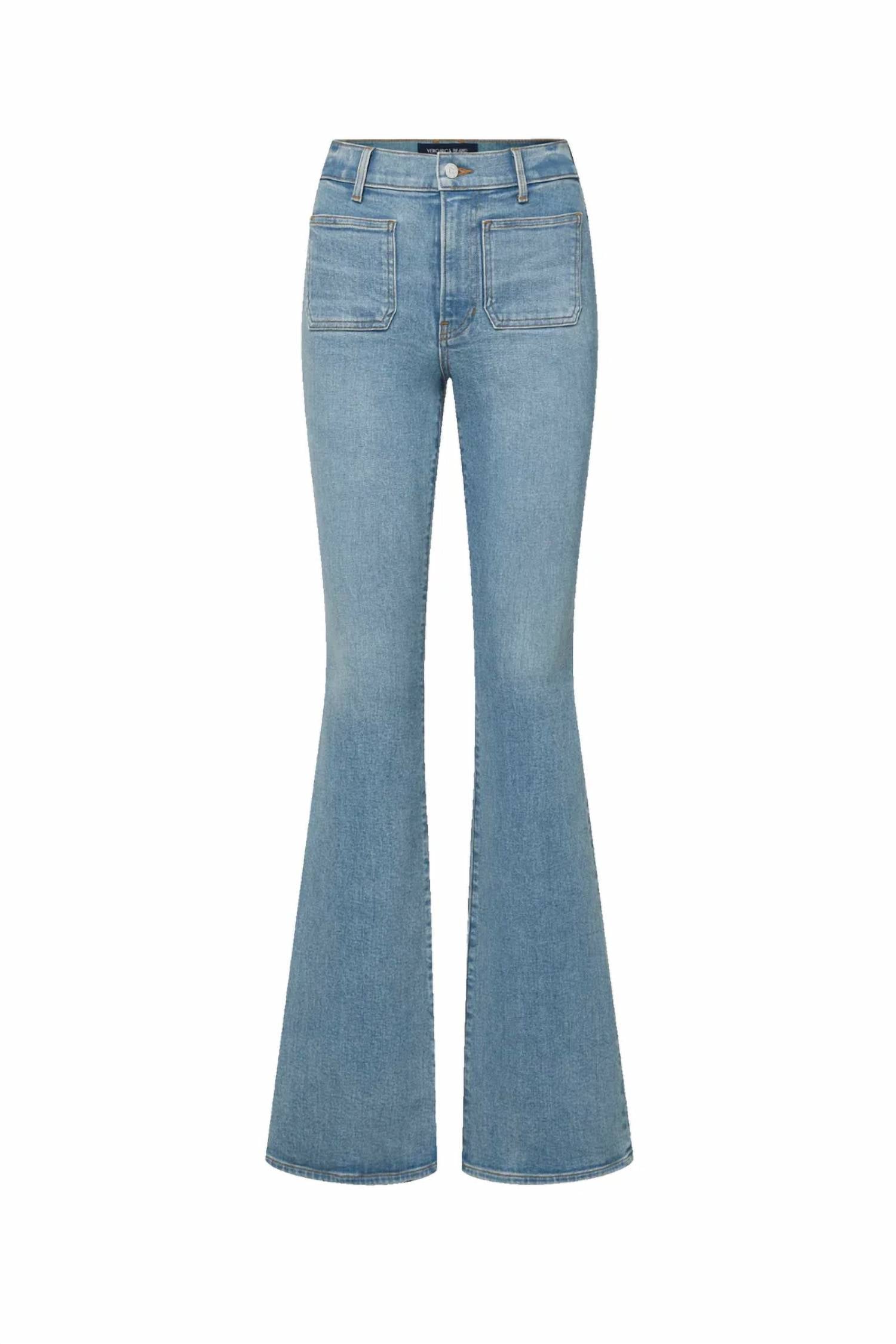 Veronica Beard - Beverly Patch-pocket Skinny Flare Jean