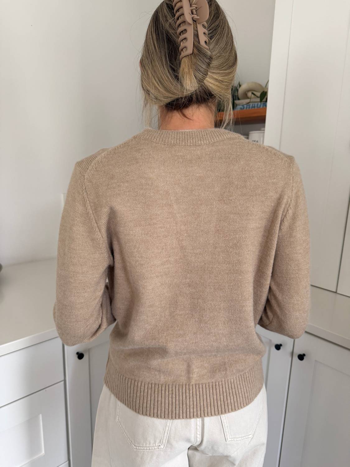 Pinch - Theo Knit Pullover Button Detail Sweater Top