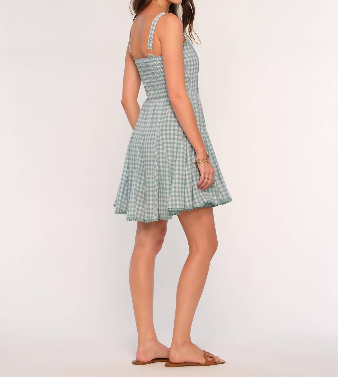 Heartloom - May Gingham Mini Dress